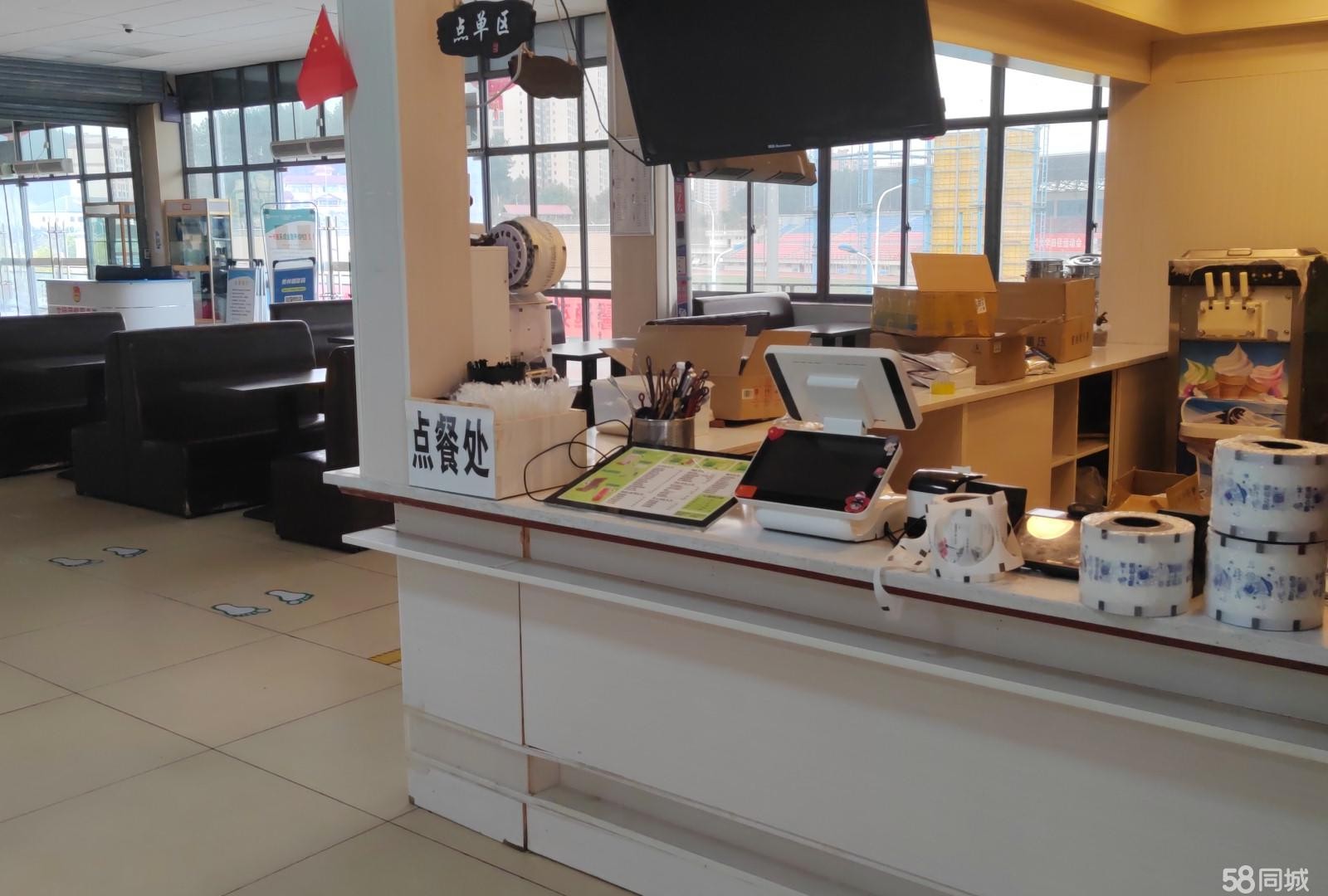 (转让)学校食堂营业中奶茶店接手可以营业。